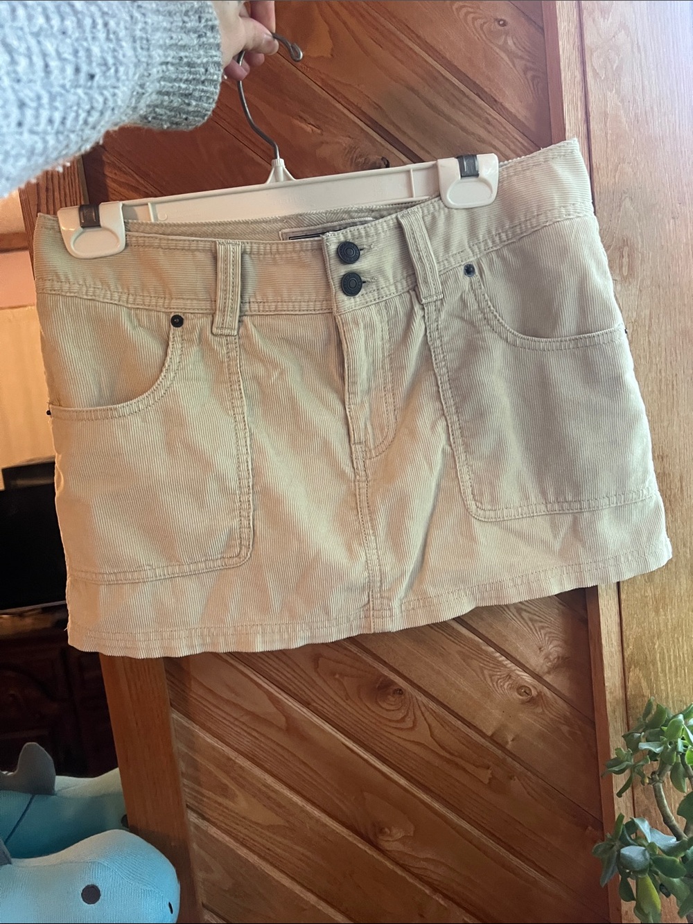 Corduroy Mini Skirt
